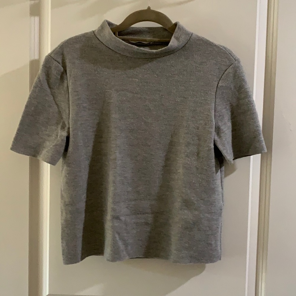 Gray Zara Top